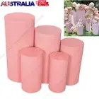 3/5X Round Plinth Cylinder Pedestal Stand Wedding Decoration Cake Flower Display
