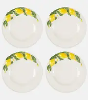 [Les-Ottomans] Les-Ottomans Lemon set of 4 dinner plates