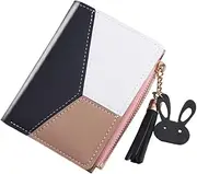 [VALICLUD] Chic Tassel Wallet Zippered Holder Mini Bag Short Purse Portable Small Holder Fashion Purse for Ladies