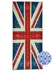 Oversized 72*35 Union Jack Flag Paisley Quick Dry Microfiber Beach Travel Towel
