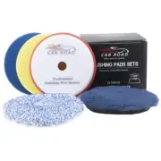 Buffing Polishing Pad 5Pc 6''150mm Orbital Buffer Polisher Pad Wool Microfibe...