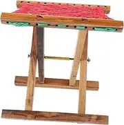 Toddmomy Thick Folding Stool Multi-Functional Garden Bench Portable Camping Stool for Adults
