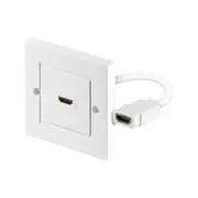 Goobay HDMI(TM) Wall Socket Gold-plated