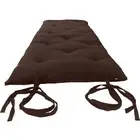Japanese Floor Rolling Mattress, Cotton Pad, Shiki Futon 3 x30 x80 Brown