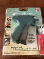 MicroStitch Tagging Gun Kit W/ Needle, 1,200 More Fasteners -Sealed