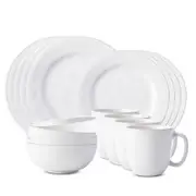 Juliska Puro Whitewash 16 Piece Dinnerware Set