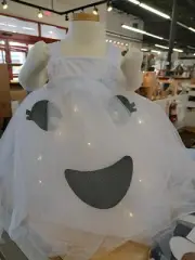 Pottery Barn Kids Girls Light Up Ghost Tutu Toddler Costume 7-8 Years