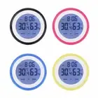 Digital Temperature Humidity Function Wall Clocks For Bedroom ABS+Back Magnet