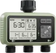 Sprinkler Timer 3 Zone, Water Timer for Garden Hose Automatic Irrigation Timer