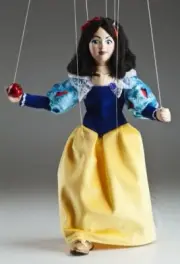 Beautiful Snow White -Traditional Czech Handmade Marionette