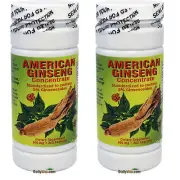 2x American Ginseng Concentrate Extract Pannox Gisennoids 500 mg 200 Capsules