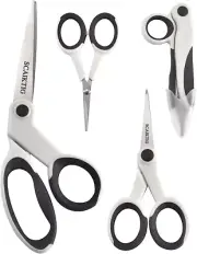 4PCS Tailor Upholstery Scissors Sewing Shears Leather Tailor Industrial Fabric