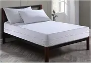 Full Zipped Quilted Mattress Protector Cover, 360° Fully Fitted Encasement, Zipper Closure, Anti Allergy, Breathable, Anti Bed Bug & Dust Mite, Easy Care, Machine Washable (King)