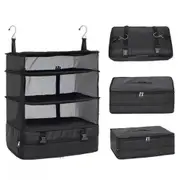 Foldable Wardrobe Hanging Storage Bag Space Saver Clothes Organizer for Closet
