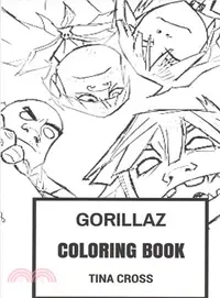 在飛比找三民網路書店優惠-Gorillaz Coloring Book ― Virtu