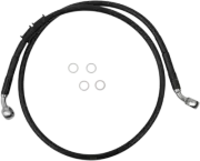 Drag Specialties Extended Stainless Steel Front Brake Line Kit 43 1/2" 1741-5361