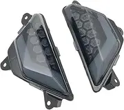 Motorcycle Brake Lights For K&awasaki For Ninja 650 400 300 250 ZX-25R ZX-6R ZX25R EX250 EX650 ZX4R Flasher Light LED Turn Signals Indicator Blinker Running(Smoked)