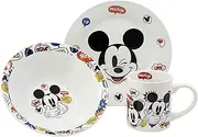 Frozen Ceramic Snack Set in Gift Box 3 Pieces (Bowl, Plate, Mug)