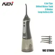 Portable Water Flosser Dental Oral Irrigator Water Pick Cordless Flosser 3 Modes