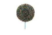 Peacock Feather Fan {Blue}