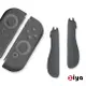 [ZIYA NINTENDO 任天堂 Switch Joy-Con 手把矽膠保護套 戰鬥灰弧形款