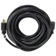 DuroMax XP3050GC 30-Amp 10G 50' L14-30 Home Backup Generator Power Cord, Black