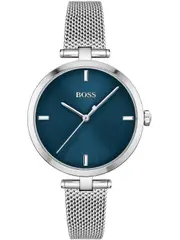 Hugo Boss 1502587 Blue Dial Silver Stainless Steel Womens Watch