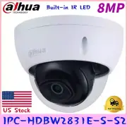 Dahua 4K 8MP Starlight IPC-HDBW2831E-S-S2 IP Dome Camera IR WDR H.265+ PoE 2.8mm