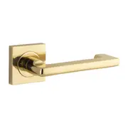 Iver Baltimore Return Door Lever Handle on Square Rose