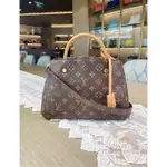 二手現貨 LV 路易威登 MONTAIGNE BB 蒙田包 手提包 肩背包 M41055 手提包 專櫃現貨