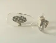 Nose Pads for glasses Ray Ban 13mm NEW TYPE PVC Tear Drop Push-In Cross Arm