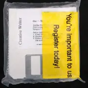 Microsoft Creative Writer For Apple Mac 5 Disk Set 3.5 HD Floppy Disk SEALED