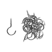 Everhang 21mm Zinc Plated Cup Hook - 20 Pack