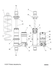 Polaris BODY, Genuine OEM Part 1501262, Qty 1
