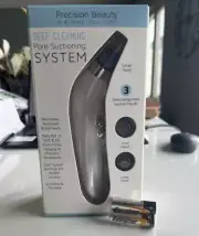 PRECISION BEAUTY Deep Cleansing Pore BLACKHEAD Suctioning System 3HEAD w/Battery