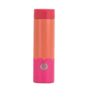 Annabel Trends Stainless Steel Wave 300ml Mini Bottle Double Walled ORNG Hot PNK