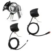 Led Light Headlight E Bike 6-80V Front Light Black Parts 5W For Electric Bicycle