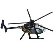 7.4cm Diecast Alloy 1/100 Scale USA Bird MD500 Helicopter Model Display