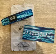 New ZOX **PERSISTENCE** Silver Single Medium Wristband + Card NIP