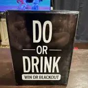 Do or Drink Win or Blackout Game Adult Fun Adult Games for Game Night New