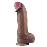 Nature Cock 13-Inch Dual-Layered Silicone XXL Dildo