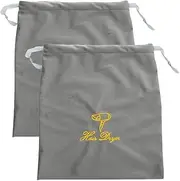 2pc Hair Dryer Bags Drawstring Bags Hair Blower Bag Hair Dryer Bags Drawstring Bag Container Hairdryer Bag for Travel