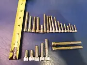 24PK ASSORTED CHROME ALLEN HEAD BOLTS HARLEY DAVIDSON & CUSTOM CHOPPERS