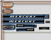 Mercury Outboard decals 1973 85HP Replacement Outboard Decals