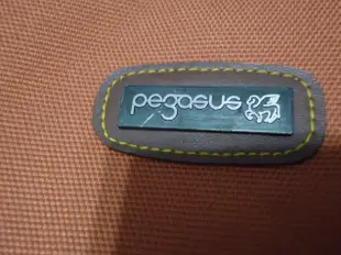 pegasus 飛馬帆布磚紅色寬底大容量後背包,高度39cm,底寬:1.65*29cm.少用出清大降價