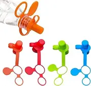 Water Bottle Lid | Leakproof Cup Top Adapter - Spillproof Reusable Water Bottle Top Spout for Toddler Travel Home Daycare