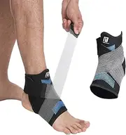 Ankle Brace for Women and Man, Ankle Support with Adjustable Compression Strap for Sprained Ankle, Injury Recovery and More! (Small)