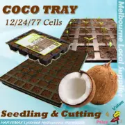 Eazy Plug COCO Tray Seedling & Cutting Hydroponics 12/24/77 Cells Cubes Seeding
