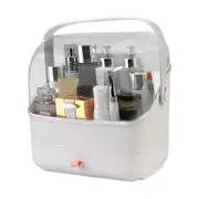 Home Storage Container Fashion Waterproof and Dustproof Plastic Cosmetic Storage Box Makeup Organizer