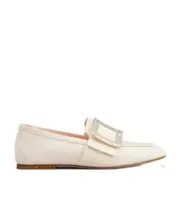 Logo flat shoes 36,40 white